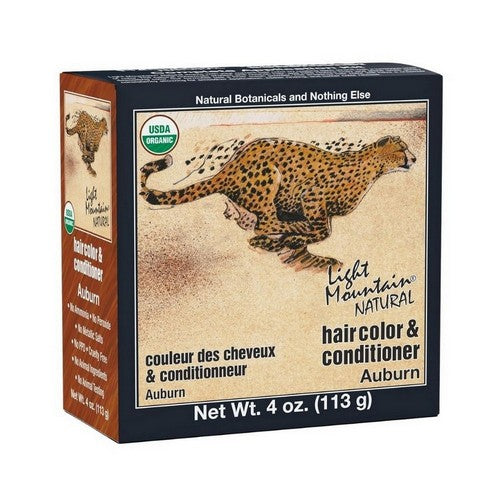 Natural Hair Color And Conditioner Auburn 4 Oz by Light Mountain