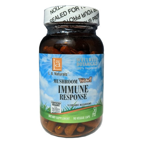 Mushroom Wow Immune 90 Veg Caps by L. A .Naturals