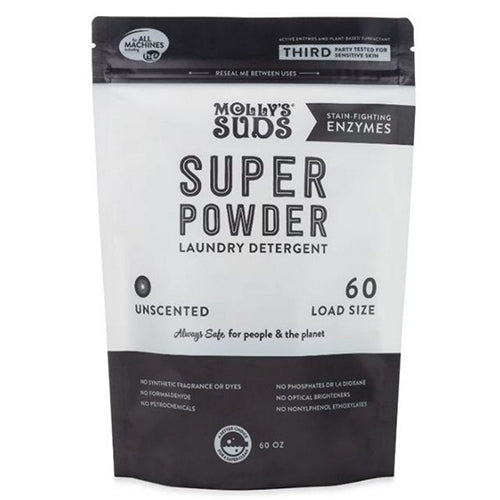 Super Laundry Powder Unscented 50 Loads by Molly's Suds