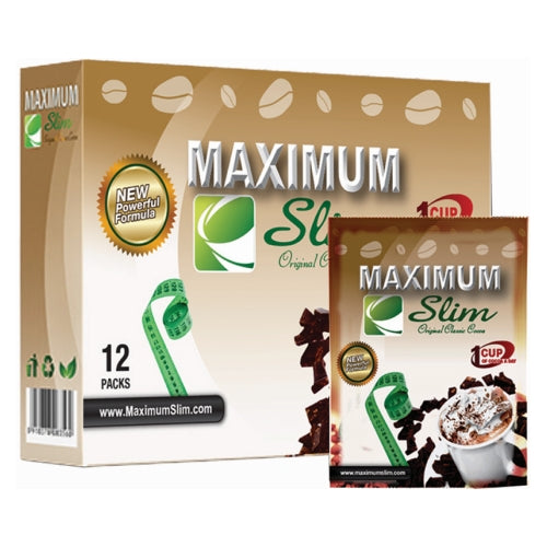 Original Classic Cocoa Powder 12 Packets by Maximum Slim