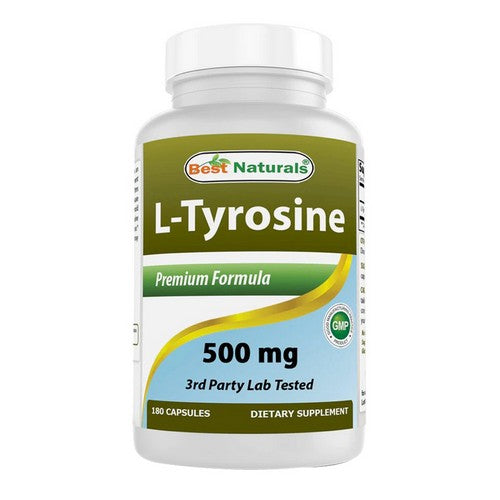 L-Tyrosine 180 Caps by Best Naturals