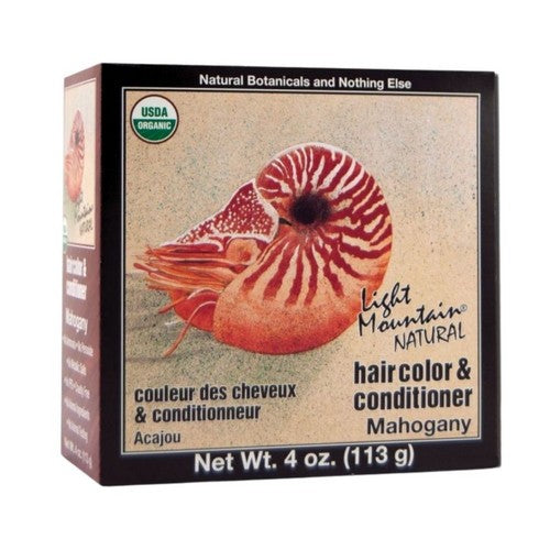 Natural Hair Color And Conditioner Mahogany Mahogany 4 Oz by Light Mountain