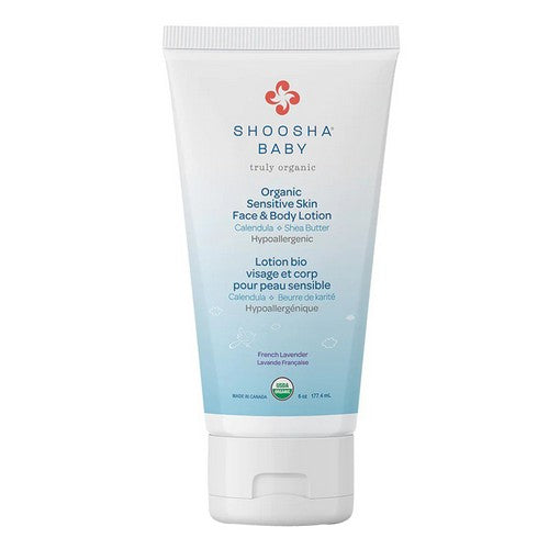 Organic Face & Body Lotion Lavender 6 Oz by Shoosha