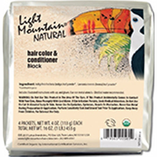 Natural Hair Color & Conditioner Black 16 Oz by Light Mountain