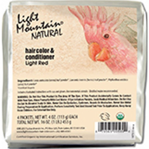Natural Hair Color & Conditioner Light Red 16 Oz by Light Mountain