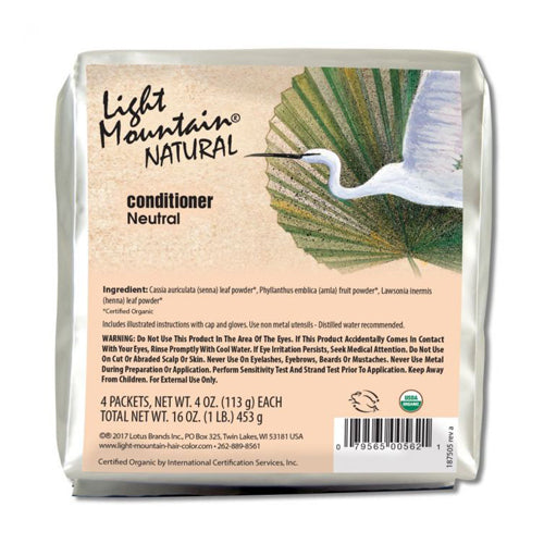 Natural Hair Color & Conditioner Neutral 16 Oz by Light Mountain