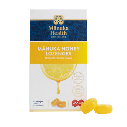 Honey & Lemon  Lozenges 15 Count by Manuka Health