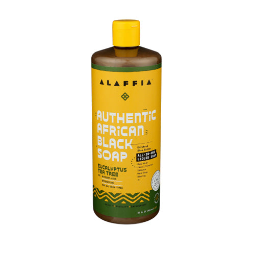 Black Soap Eucalyptus Tea Tree 32 Oz by Alaffia