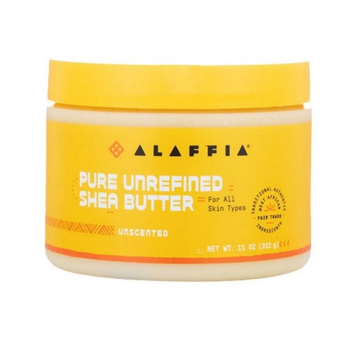 Unrefined Shea Butter Unscented 11 Oz by Alaffia