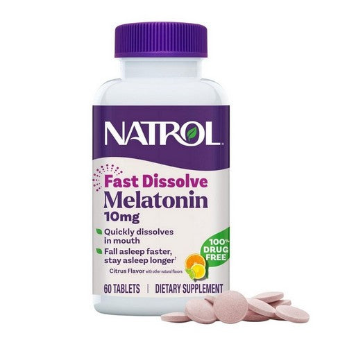 Fast Dissolve Melatonin Citrus Punch 60 Tabs by Natrol