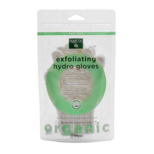Organic Cotton Exfoliating Gloves 1 Unit by Earth Therapeutics