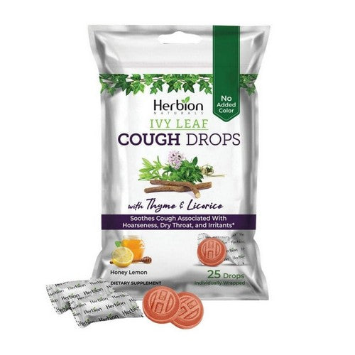 Ivy Leaf Cough Drops 25 Count by Herbion