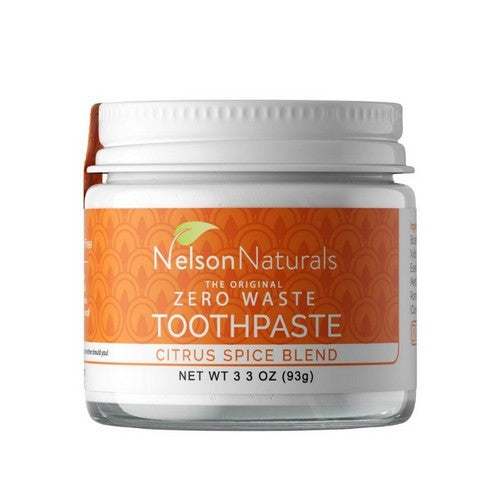 Citrus Spice Blend Fluoride Free Toothpaste 3.3 Oz by Nelson Naturals