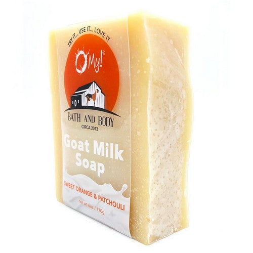 Goat Milk Essential Oil Soap Sweet Orange & Patchouli, 6 Oz by O MY!