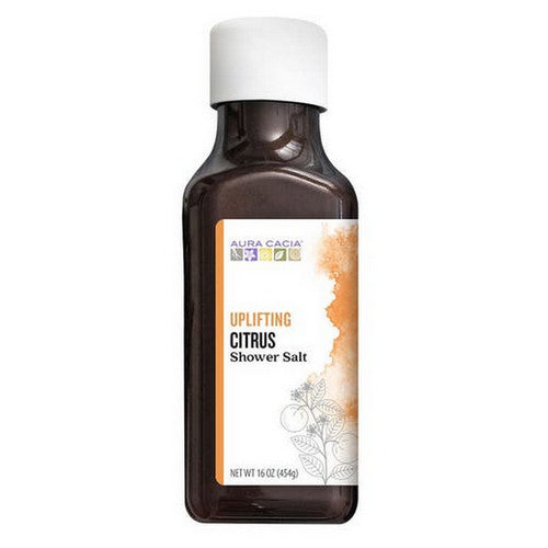 Shower Salt Uplifting Citrus 16 Oz by Aura Cacia