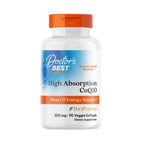 High Absorption CoQ10 With BioPerine 90 Veggie Softgels by Doctors Best