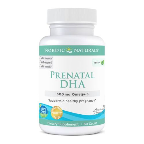 Vegan Prenatal DHA 60 Count by Nordic Naturals