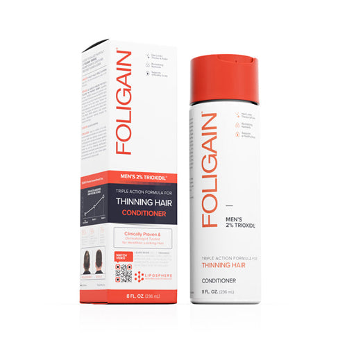 Men's Stimulating Conditioner For Thinning Hair 2% Trioxidil 8 Oz by Foligain