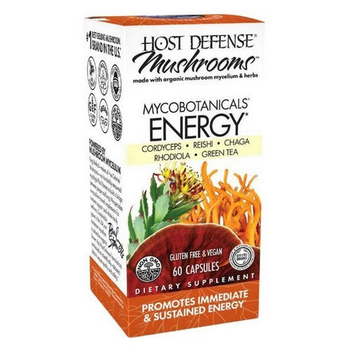 MycoBotanicals Energy Capsules 60 Cap by Host Defense