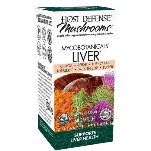 MycoBotanicals Liver Capsules 60 Cap by Host Defense