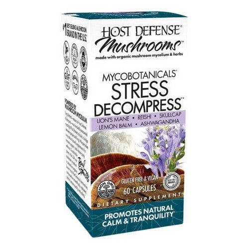 MycoBotanicals Stress Decompress Capsules 60 Cap by Host Defense