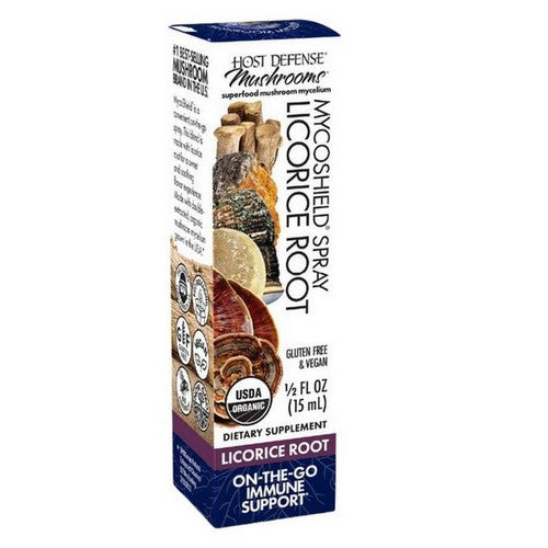 MycoShield Spray Licorice Root 0.5 Fl Oz by Host Defense