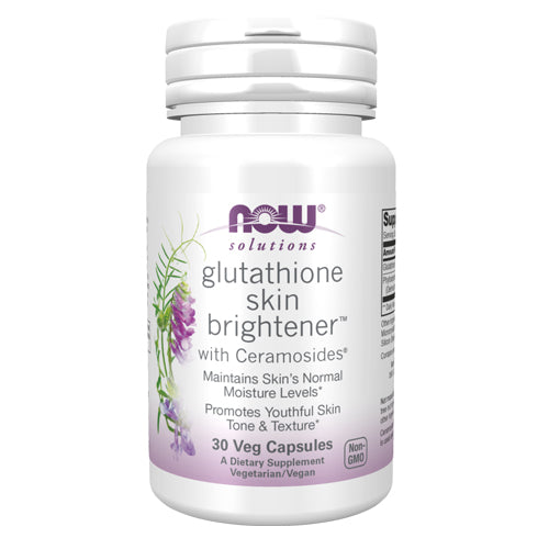 Glutathione Skin Brightener With Ceramosides 30 Veg Caps by Now Foods