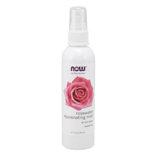 Rosewater Rejuvenating Mist 4 Oz by Now Foods