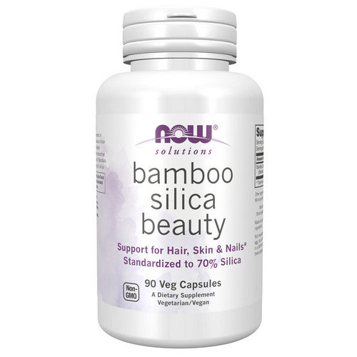 Bamboo Silica Beauty 90 Veg Caps by Now Foods