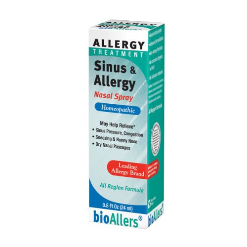 Bioallers Allergy/Sinus Nasal Spray 0.8 Oz by Natural Care