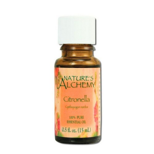 100% Pure Essential Oil Citronella 0.5 Oz by Natures Alchemy