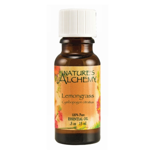 Pure Essential Oil Lemongrass 0.5 Oz by Natures Alchemy