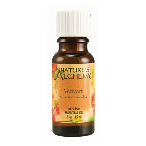 Pure Essential Oil Vetiver 0.5 Oz by Natures Alchemy