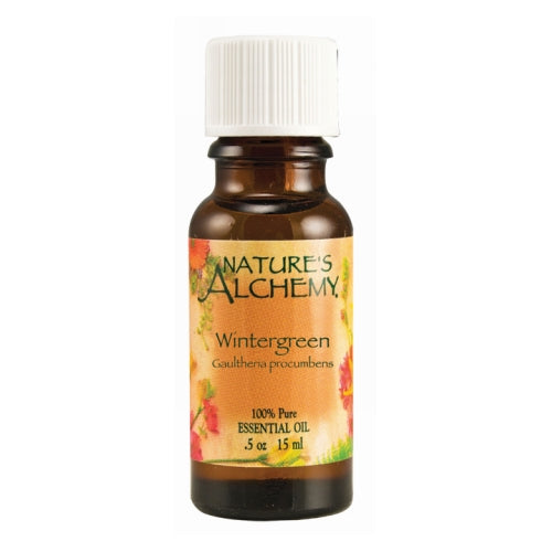 Pure Essential Oil Wintergreen 0.5 Oz by Natures Alchemy