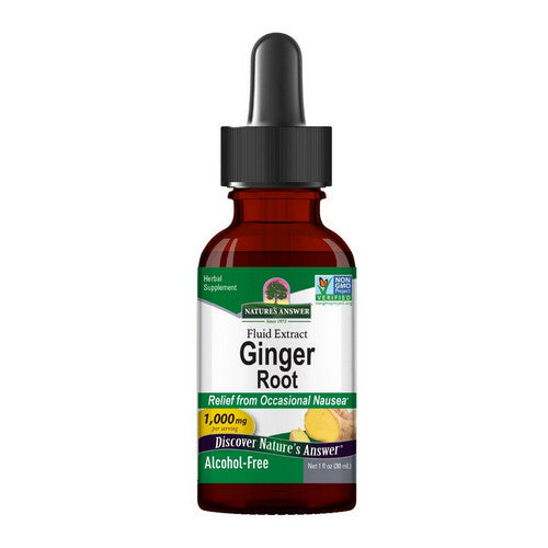 Ginger Root Fluid Extract Alcohol-Free 1 Oz by Nature's Answer