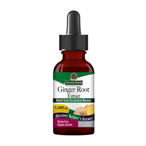 Ginger Root Extract Low Alcohol 2 Oz by Nature's Answer