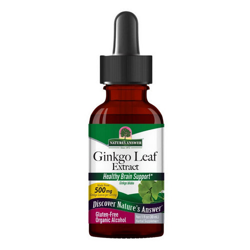 Ginkgo Leaf Extract Biloba 1 Oz by Nature's Answer