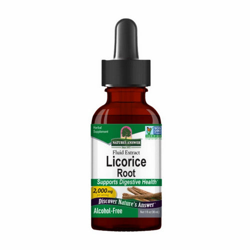 Licorice Root Liquid Extract Alcohol-Free 1 Oz by Nature's Answer