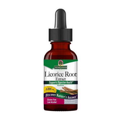 Licorice Root Extract Low Alcohol 2 Oz by Nature's Answer