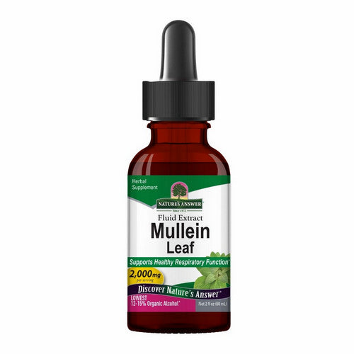Mullein Leaf Low Alcohol 2 Oz by Nature's Answer
