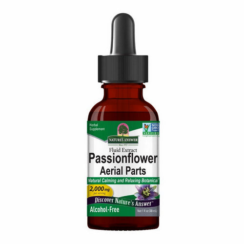 Passionflower Aerial Parts Fluid Extract Alcohol-Free 1 Oz by Nature's Answer