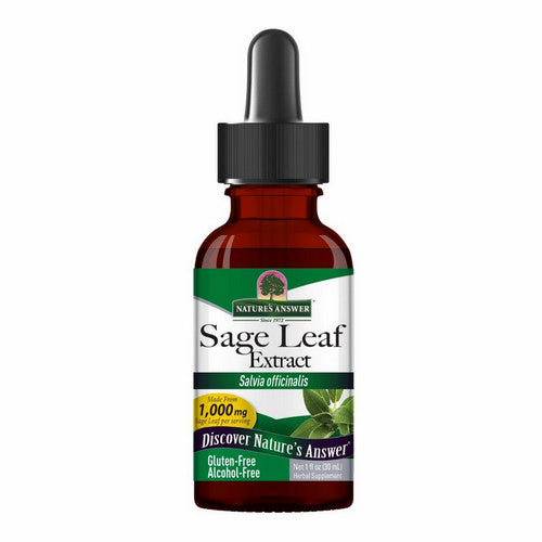 Sage Leaf Extract Alcohol Free 1 Oz by Nature's Answer