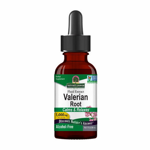 Valerian Root Liquid Extract Alcohol Free 1 Oz by Nature's Answer