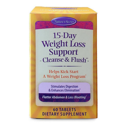 15-Day Weight Loss Support Cleanse And Flush 60 Tabs by Nature's Secret