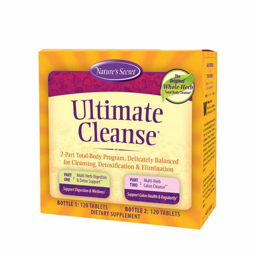 Ultimate Cleanse 2 Part Total-Body Program 120 + 120 Tabs by Nature's Secret