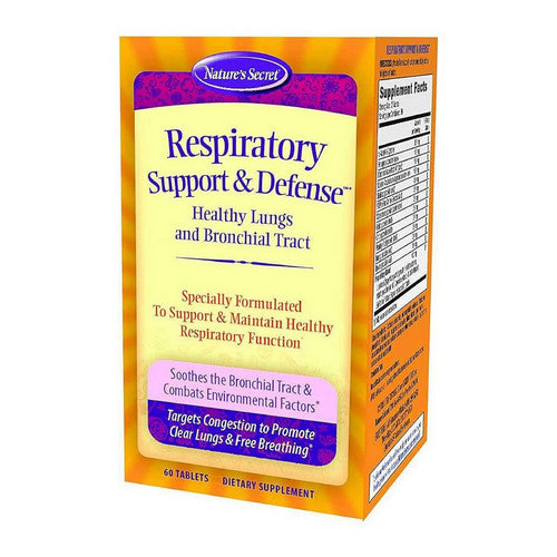 Respiratory Support & Defense 60 Tabs by Nature's Secret