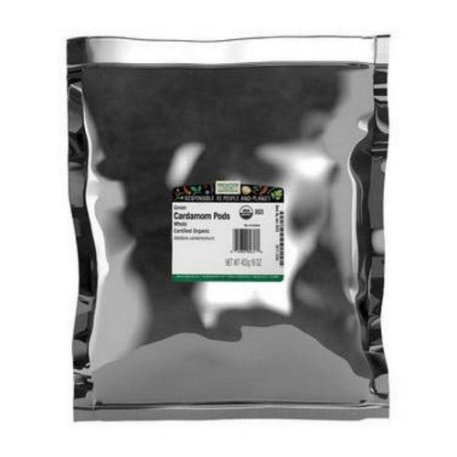 Organic Cardamon Pods Green Whole 1 lb by Frontier Coop