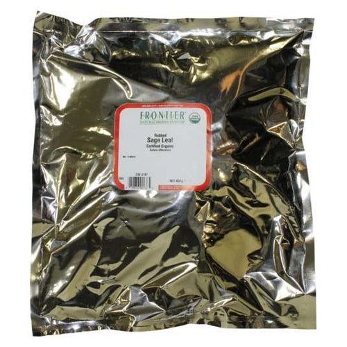 Organic Rubbed Sage Leaf 1 lb by Frontier Coop