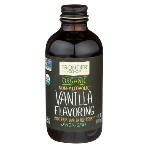 Organic Vanilla Flavoring Non-Alcoholic 4 Oz by Frontier Coop
