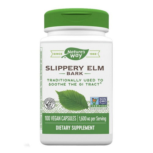 Slippery Elm Bark 100 Caps by Nature's Way